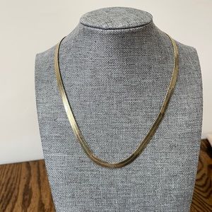Simple gold plated necklace